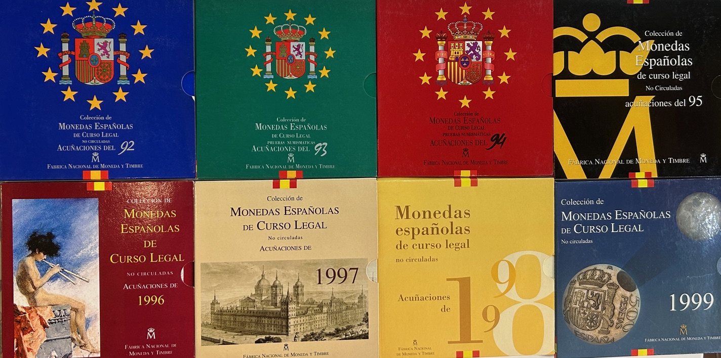 CRC0200 CRC0200 LOTE 8 CARTERAS ESPAÑA DE PESETAS 1992-1999 - Imagen 1