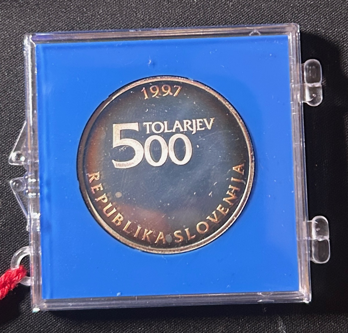 CREXP743 CREXP743 MONEDA ESLOVENIA 500 TOLARJEV 1997 PROOF EN CAPSULA CON CERTIFICADO - Imagen 1