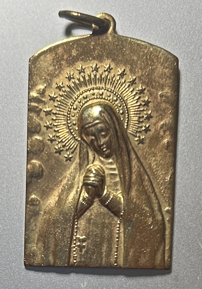 CREXP746 CREXP746 MEDALLA RELIGIOSA A IDENTIFICAR CON BAÑO DE ORO - Imagen 1