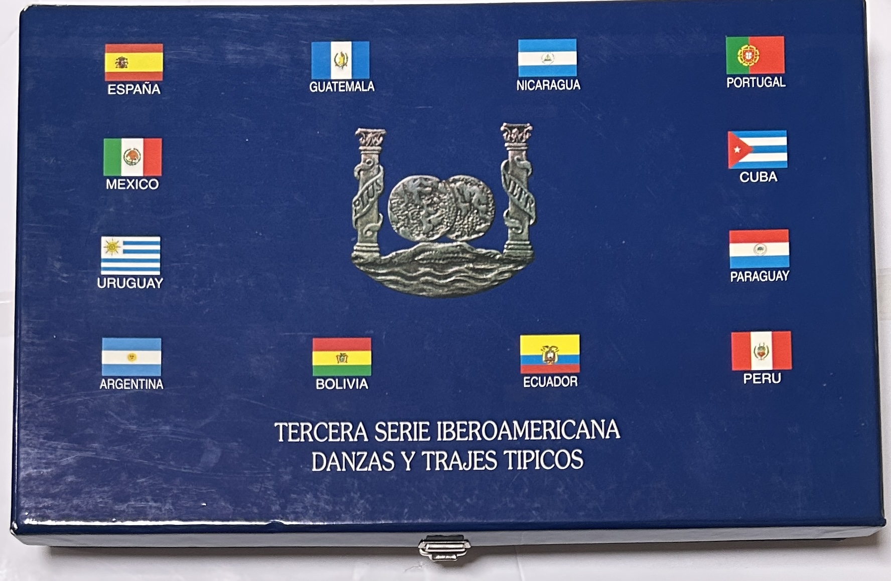 CREXP747 CREXP747 ESTUCHE 13 MONEDAS FNMT 3ª SERIE IBEROAMERICANA DANZAS Y TRAJES TIPICOS INCLUYE CERTIFICADO - Imagen 1
