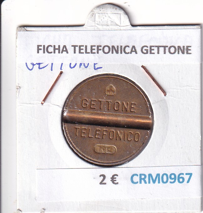CRM0967 CRM0967 FICHA TELEFONICA GETTONE - Imagen 1