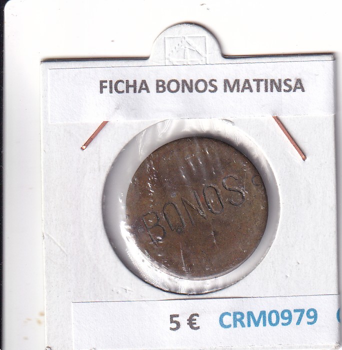 CRM0979 CRM0979 FICHA BONOS MATINSA - Imagen 1