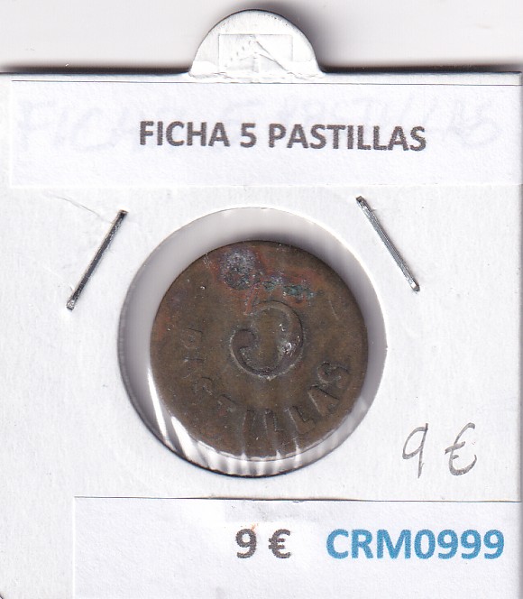 CRM0999 CRM0999 FICHA 5 PASTILLAS - Imagen 1