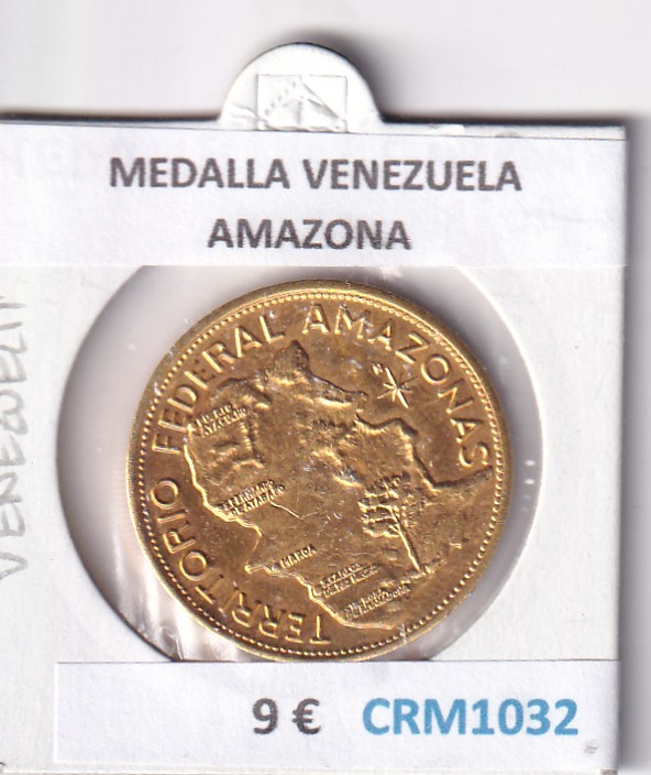 CRM1032 CRM1032 MEDALLA VENEZUELA AMAZONA - Imagen 1