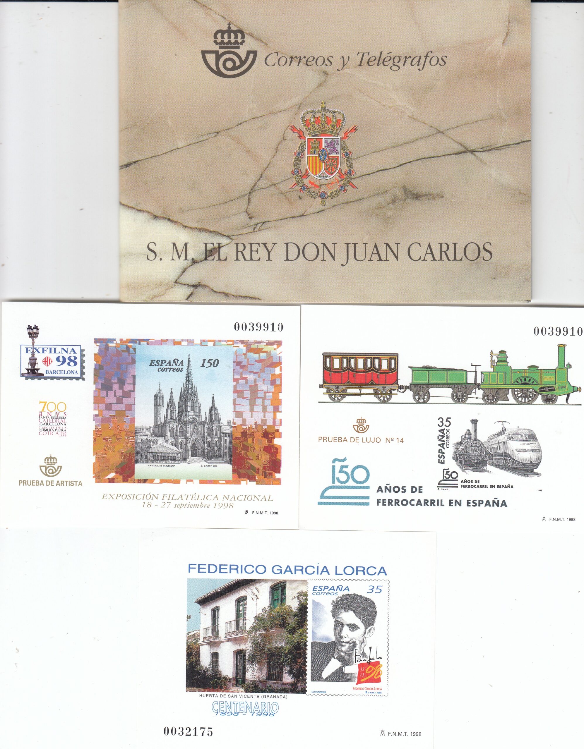 CRS1488 CRS1488 ESPAÑA PRUEBAS DE LUJO. Año 1998 completo (Nº 64A/67). Estuche original 3544C - Imagen 1