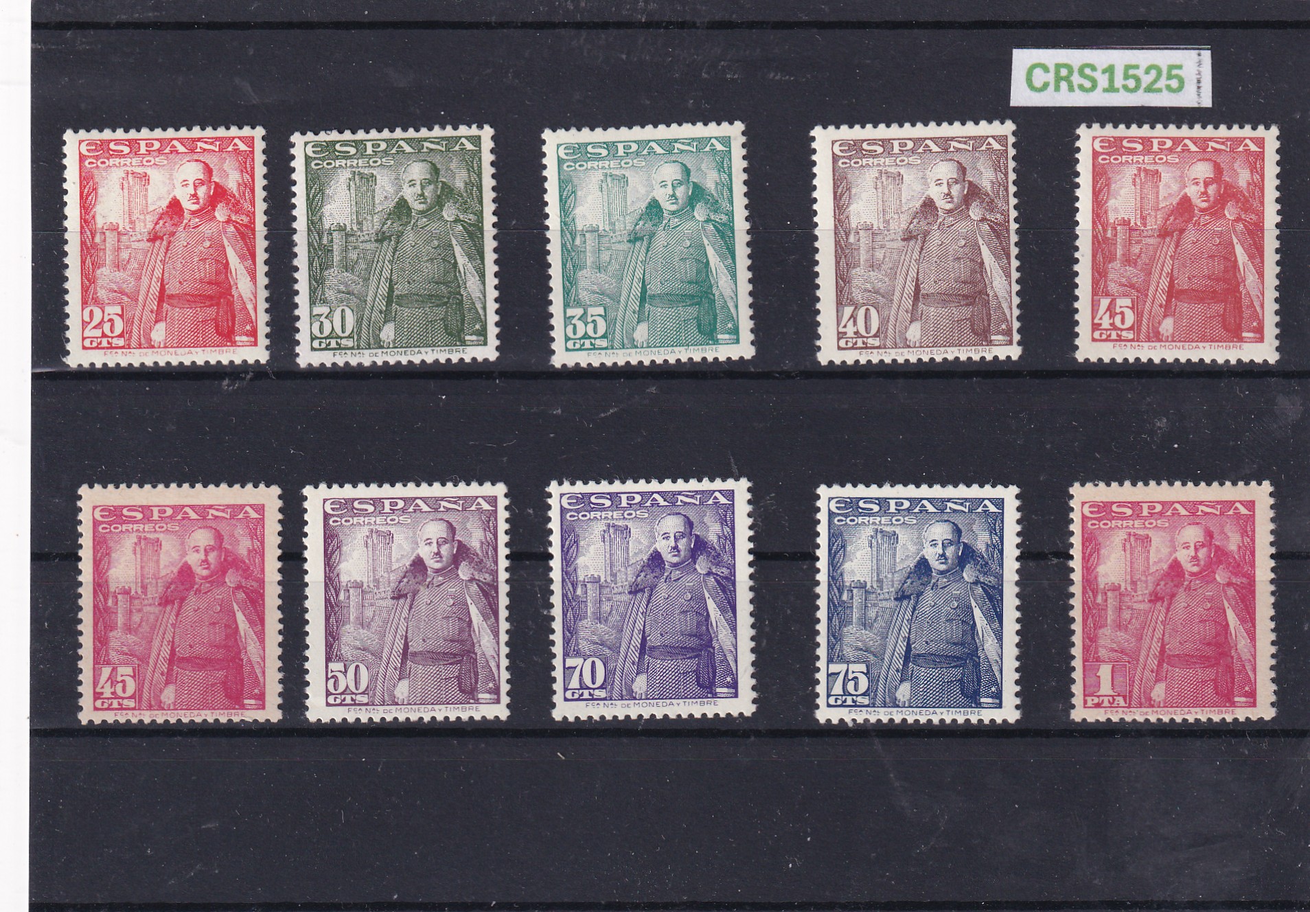 CRS1525 CRS1525 SELLOS ESPAÑA Nº CAT. 1024/32 XX SIN CHARNELA - Imagen 1