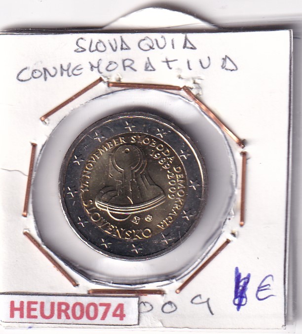 HEUR0074 HEUR0074 MONEDA ESLOVAQUIA 2 EUROS 2009 (Lucha por la libertad) SIN CIRCULAR - Imagen 1