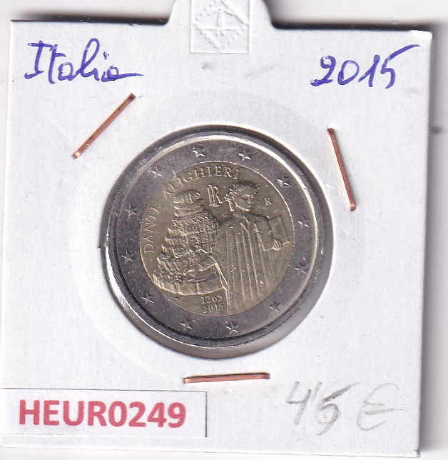 HEUR0249 HEUR0249 MONEDA ITALIA 2 EUROS 2015 (Dante Alighieri) - Imagen 1