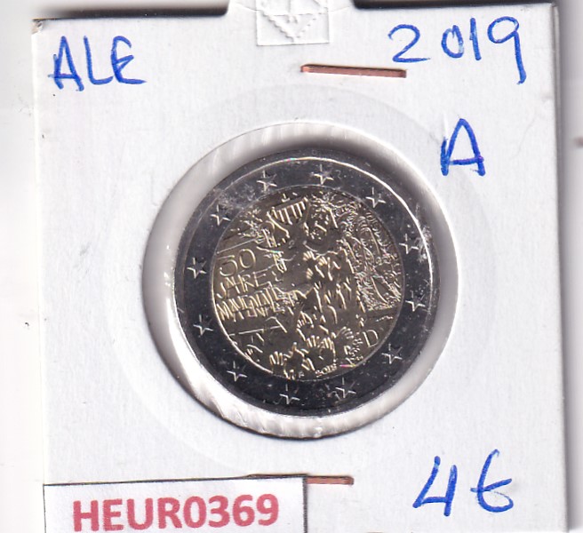 HEUR0369 HEUR0369 MONEDA ALEMANIA 2 EUROS 2019 Letra A (Caida del muro de Berlín) - Imagen 1
