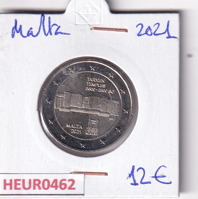 HEUR0462 HEUR0462 MONEDA MALTA 2 EUROS 2021 (Templo de Tarxien) - Imagen 1