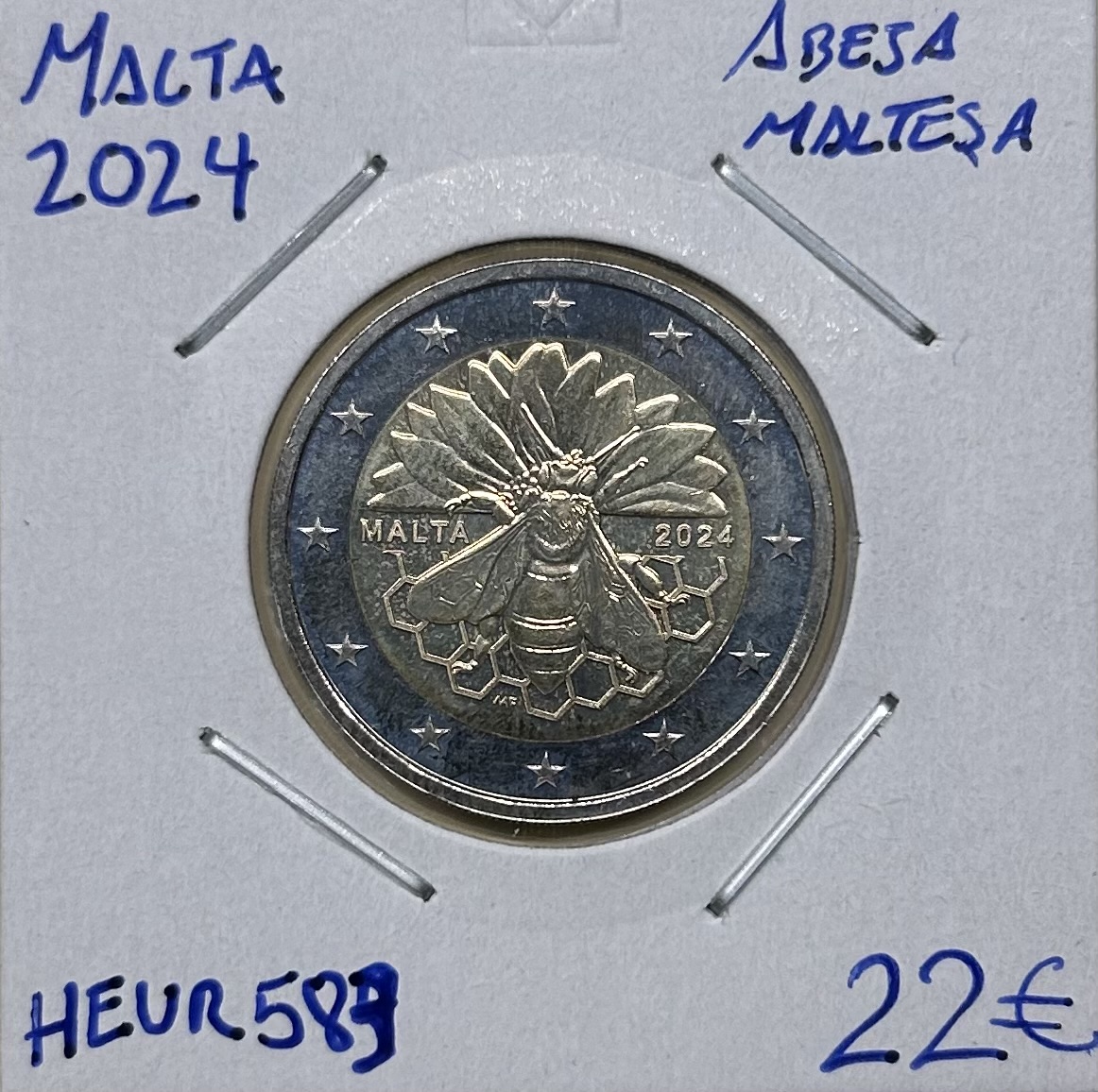 HEUR0583 HEUR0583 MONEDA MALTA 2 EUROS 2024 (Abeja de Malta) - Imagen 1