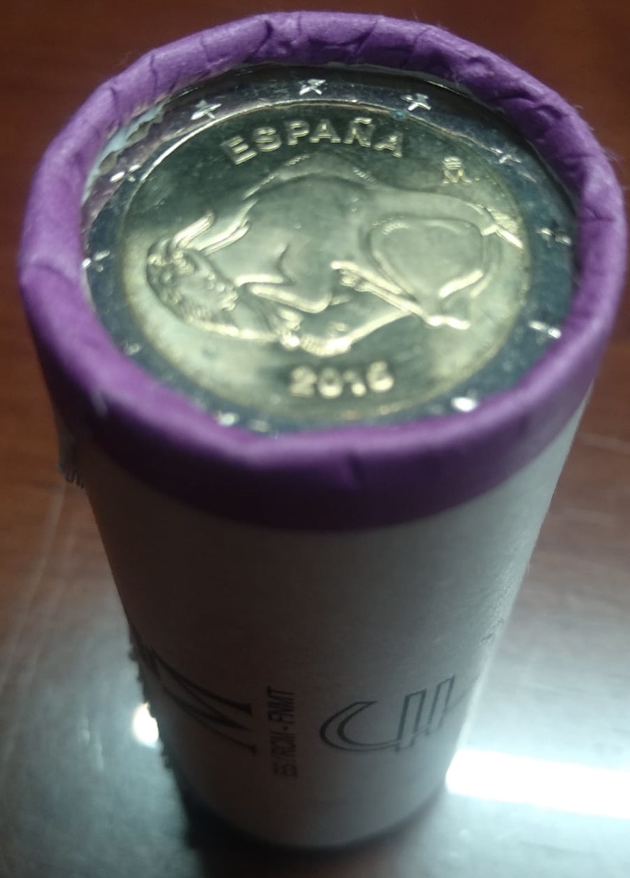 HEUR0648 HEUR0648 MONEDA ESPAÑA 2 EUROS 2015 (Cueva Altamira) CARTUCHO - Imagen 1