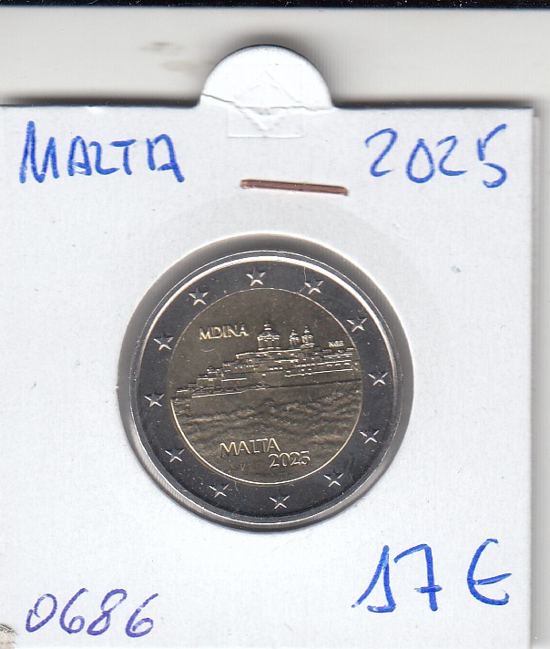 HEUR0686 HEUR0686 MONEDA MALTA 2 EUROS 2025 (Ciudades amuralladas - Mdina) - Imagen 1