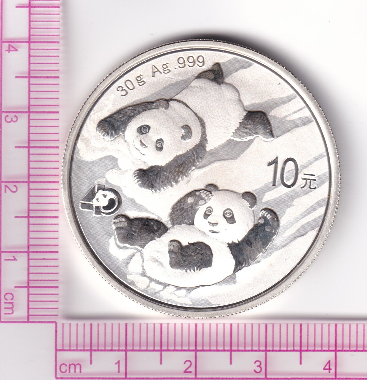 CRBAN1005 CRBAN1005 MONEDA CHINA 1 ONZA 10 YUANES 2022 PLATA 999 - Imagen 1