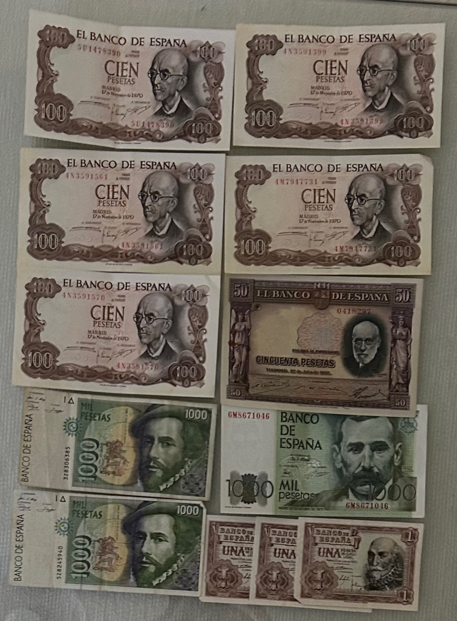 CRBL0446 CRBL0446 LOTE 12 BILLETES ESPAÑA VER FOTO - Imagen 1