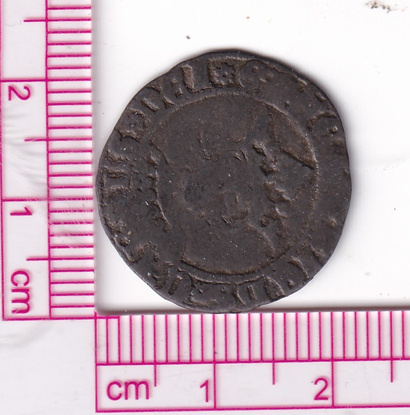 CRE0133 CRE0133 MONEDA ESPAÑA ENRIQUE IV 1/2 CUARTILLO TOLEDO 1454-1474 COBRE - Imagen 1
