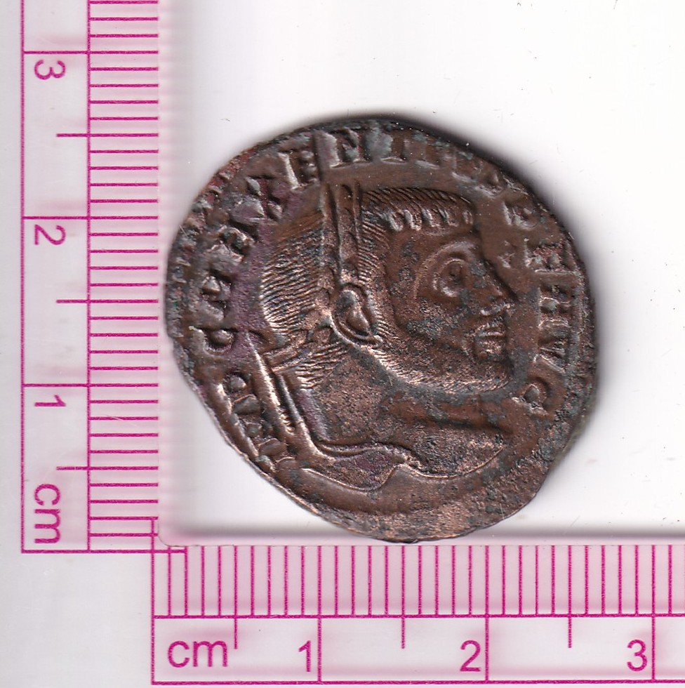 CRE2464 CRE2464 MONEDA ROMANA NUMMUS MAJENCIO ROMA Y TEMPLO 307-308 - Imagen 1