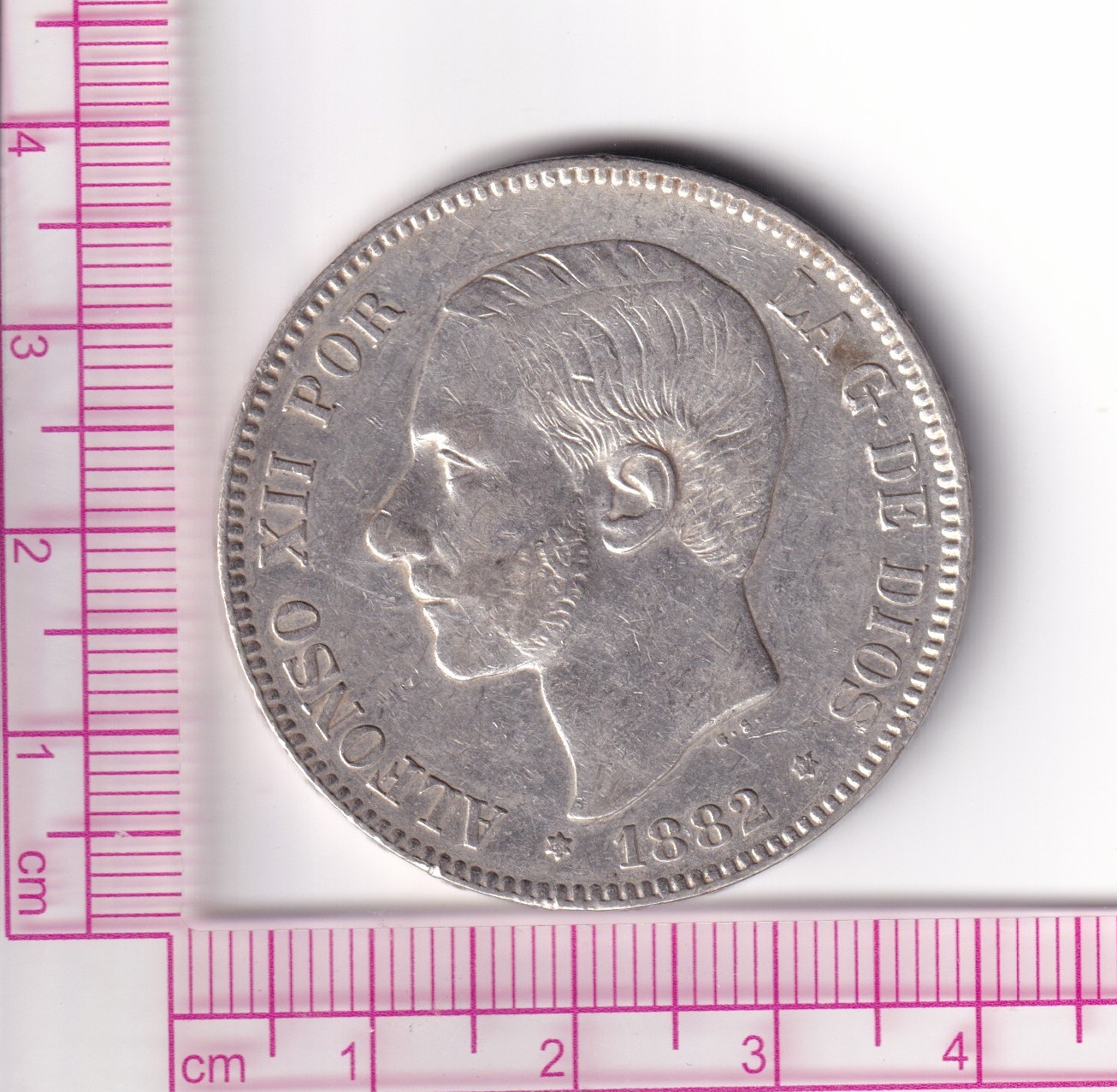 CRE2785 CRE2785 MONEDA ESPAÑA ALFONSO XII 5 PESETAS 1882 MSM PLATA - Imagen 1