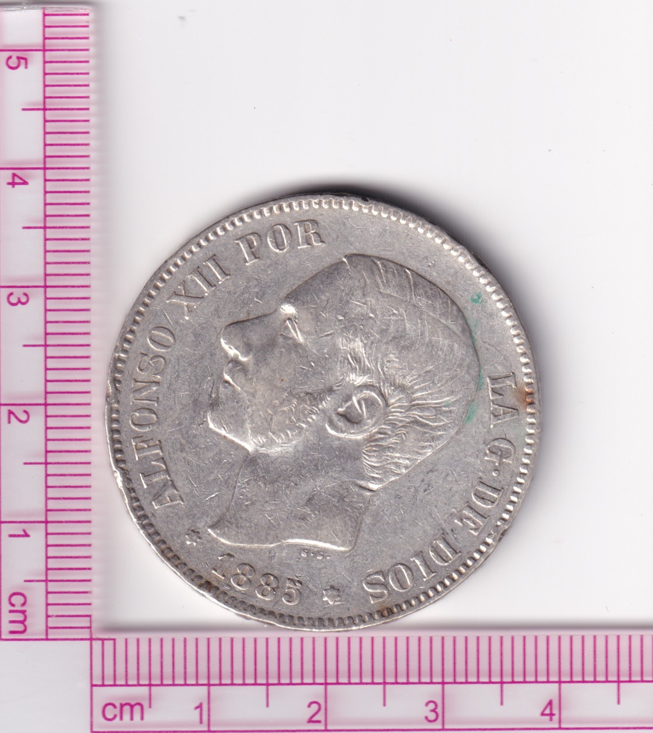 CRE2790 CRE2790 MONEDA ESPAÑA ALFONSO XII 5 PESETAS 1885 *18 *88 MSM PLATA - Imagen 1