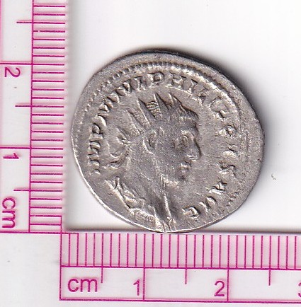 CRE9791 CRE9791 MONEDA ROMANA ANTONINIANO ROMA FILIPO I AEQUITAS 244-247 PLATA - Imagen 1