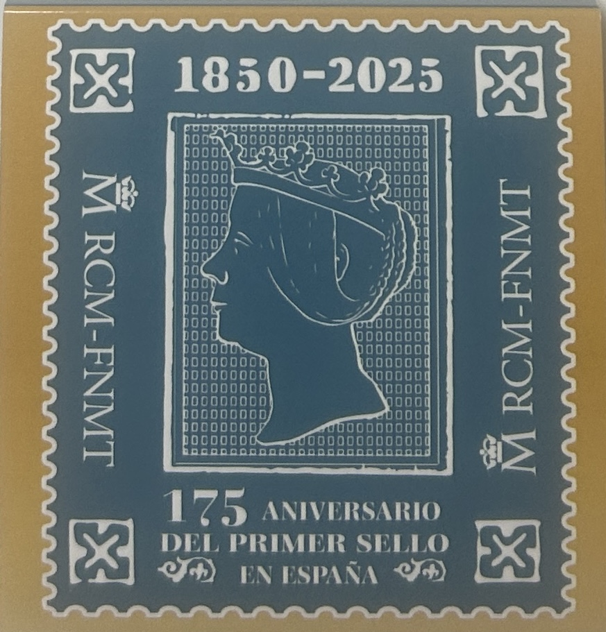 CREXP759 CREXP759 ESTUCHE MONEDA ESPAÑA 10 EUROS 2025 175 ANIV. DEL PRIMER SELLO CON CERTIFICADO - Imagen 1