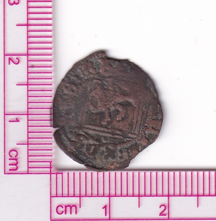 CRF0389 CRF0389 MONEDA ESPAÑA ENRIQUE IV 1454-1474 BLANCA DOBLE ACUÑACION DE REVERSO VELLON - Imagen 1