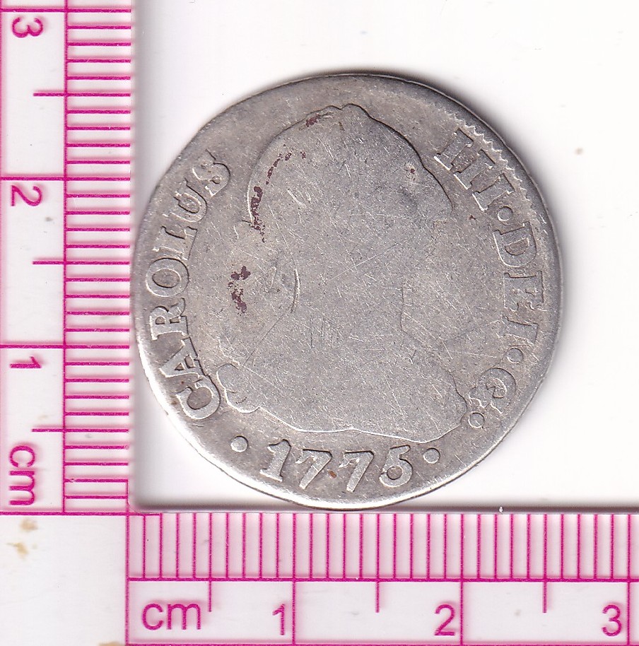 CRF1797 CRF1797 MONEDA ESPAÑA CARLOS III 2 REALES 1775 SEVILLA CF - Imagen 1