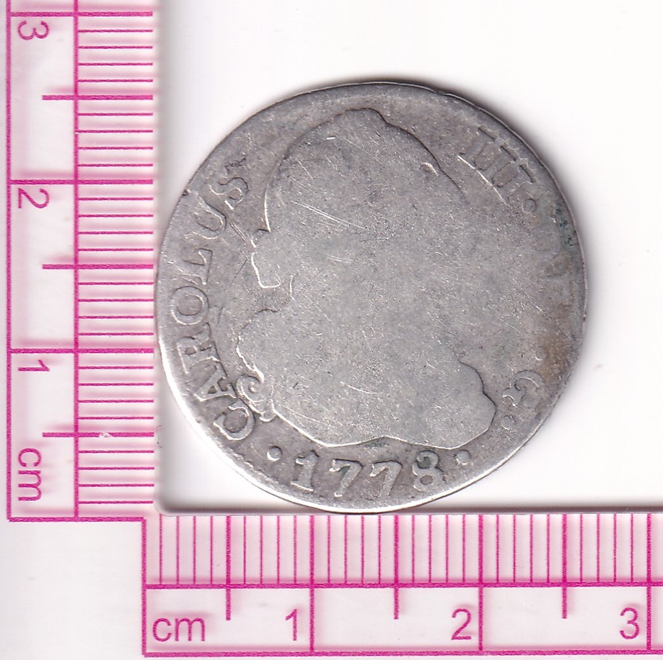 CRF1805 CRF1805 MONEDA ESPAÑA CARLOS III 2 REALES 1778 MADRID PJ - Imagen 1