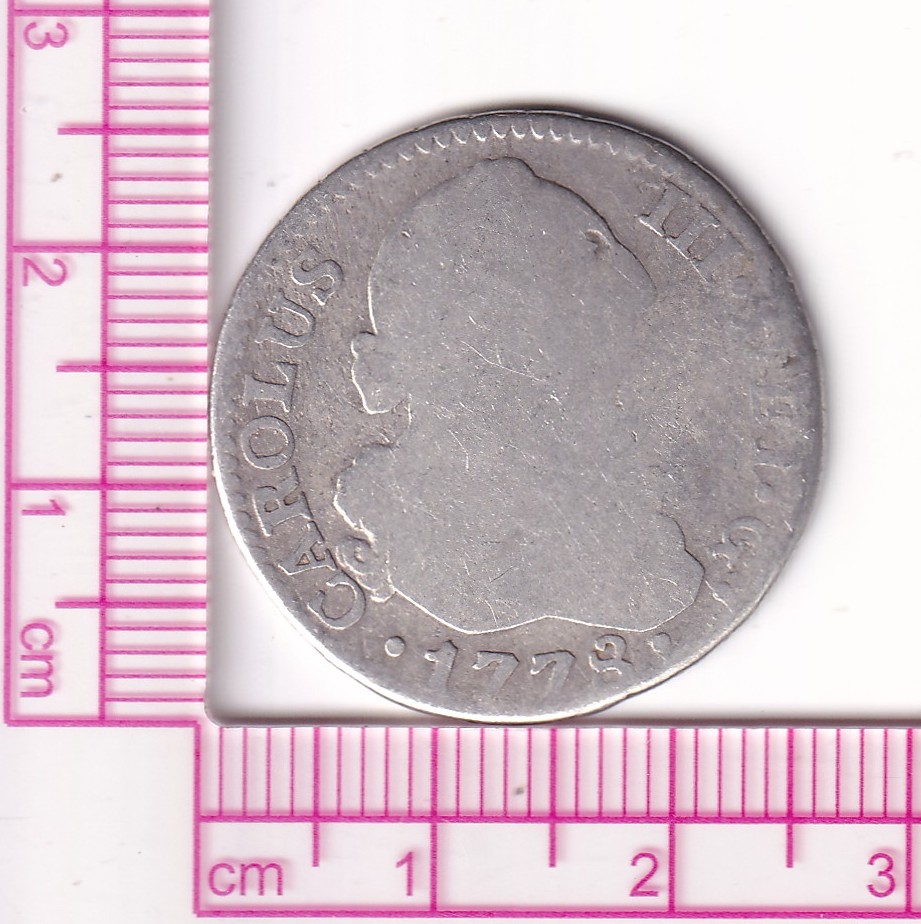 CRF1807 CRF1807 MONEDA ESPAÑA CARLOS III 2 REALES 1778 MADRID PJ - Imagen 1