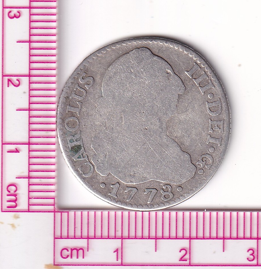 CRF1809 CRF1809 MONEDA ESPAÑA CARLOS III 2 REALES 1778 MADRID PJ - Imagen 1