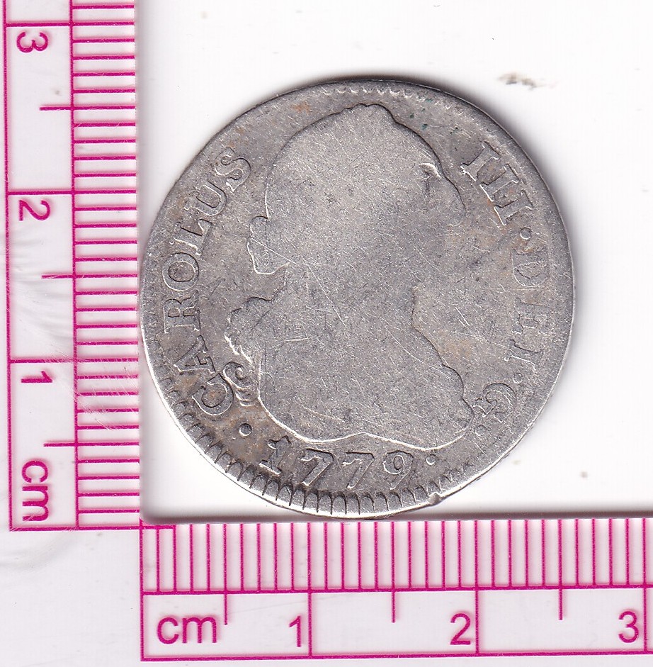 CRF1810 CRF1810 MONEDA ESPAÑA CARLOS III 2 REALES 1779 MADRID PJ - Imagen 1