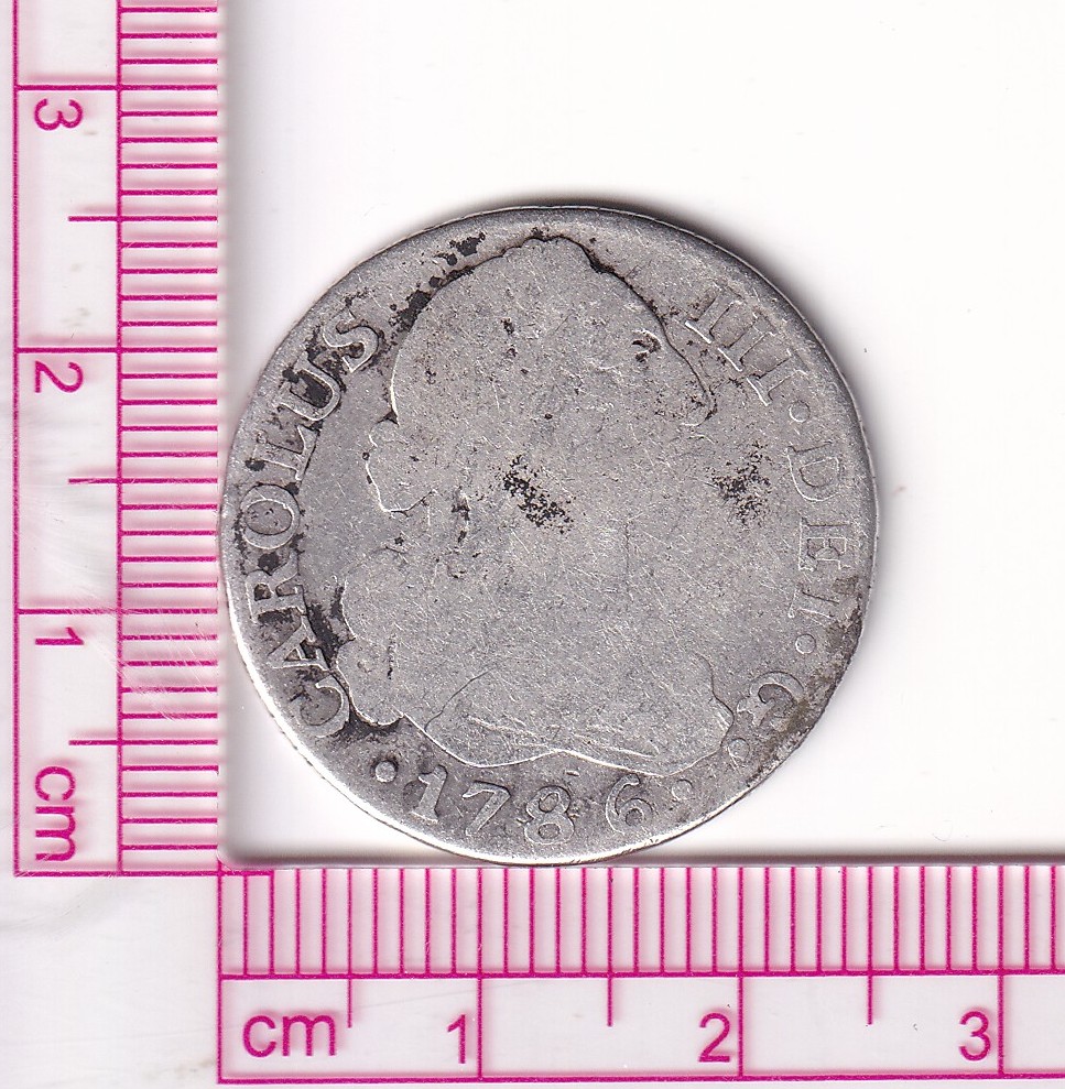 CRF1823 CRF1823 MONEDA ESPAÑA CARLOS III 2 REALES 1786 MADRID DV - Imagen 1