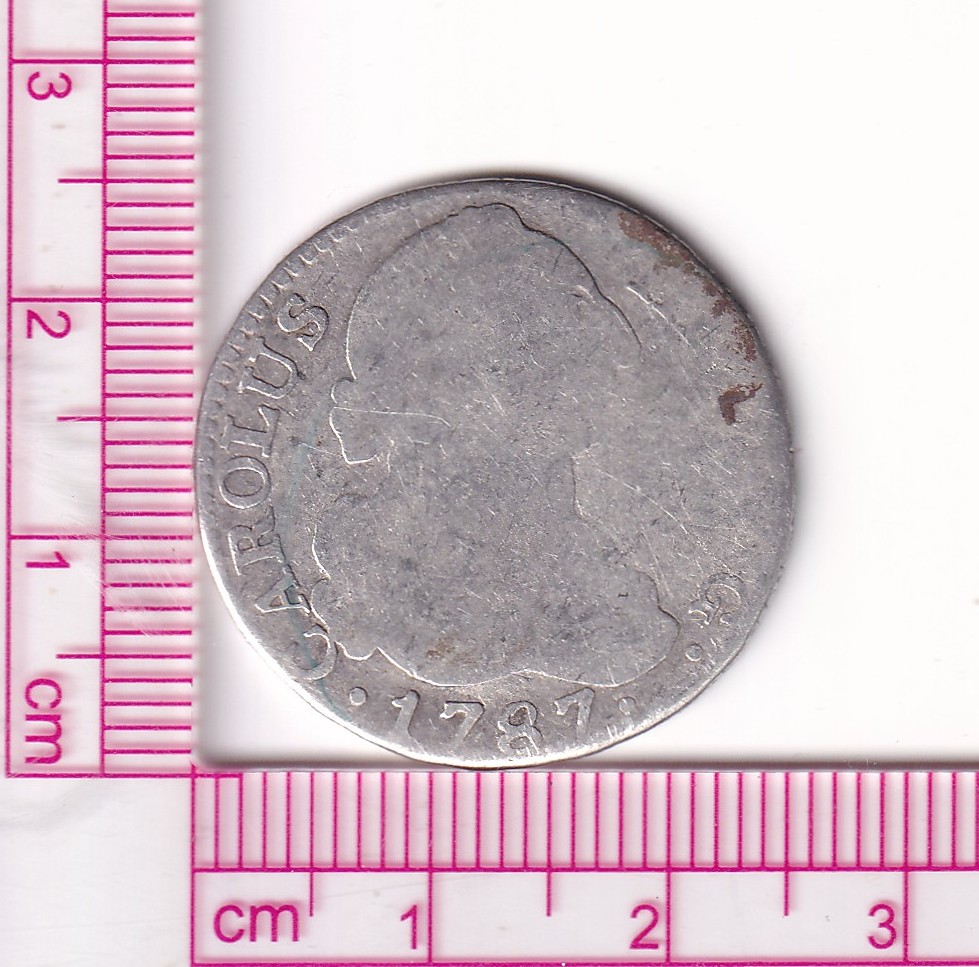 CRF1829 CRF1829 MONEDA ESPAÑA CARLOS III 2 REALES 1787 MADRID DV - Imagen 1