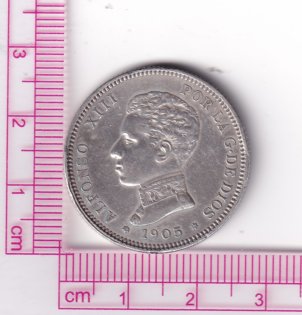 CRF1889 CRF1889 MONEDA ESPAÑA ALFONSO XII 2 PESETAS 1905 *19*05 SMV - Imagen 1