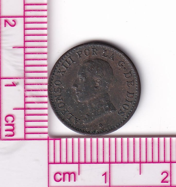 CRF1906 CRF1906 MONEDA ESPAÑA ALFONSO XIII 1 CENTIMO 1912 *-- PCV - Imagen 1