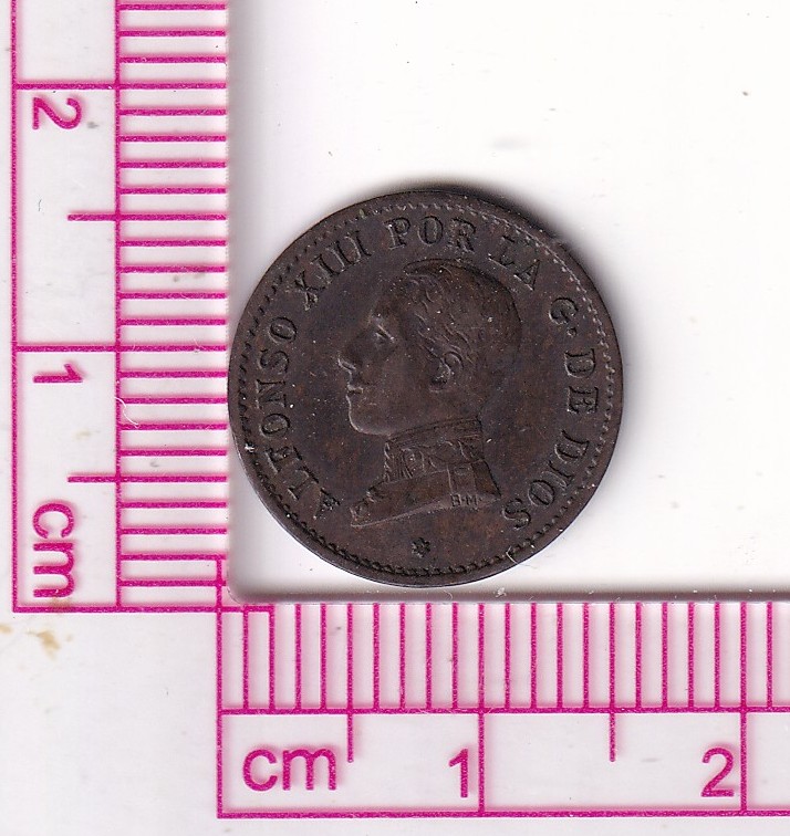 CRF1907 CRF1907 MONEDA ESPAÑA ALFONSO XIII 1 CENTIMO 1912 *2 PCV - Imagen 1