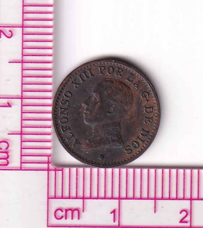 CRF1909 CRF1909 MONEDA ESPAÑA ALFONSO XIII 1 CENTIMO 1912 *2 PCV - Imagen 1