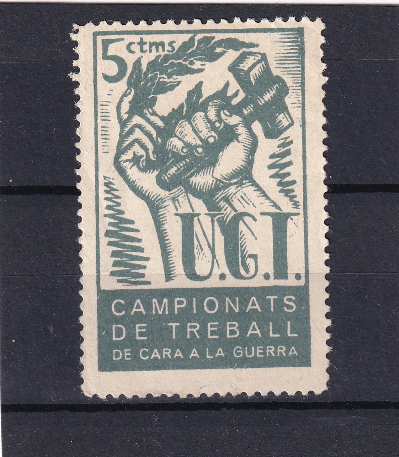 CRS1669 CRS1669 ESPAÑA GUERRA CIVIL U.G.T.. Campeonatos del trabajo. Con charnela - Imagen 1