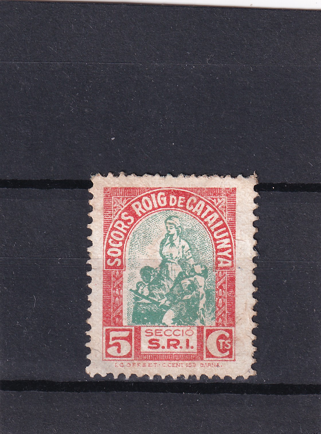 CRS1676 CRS1676 ESPAÑA GUERRA CIVIL S.R.I. (Socorro Rojo Internacional). Sección Cataluña - Imagen 1