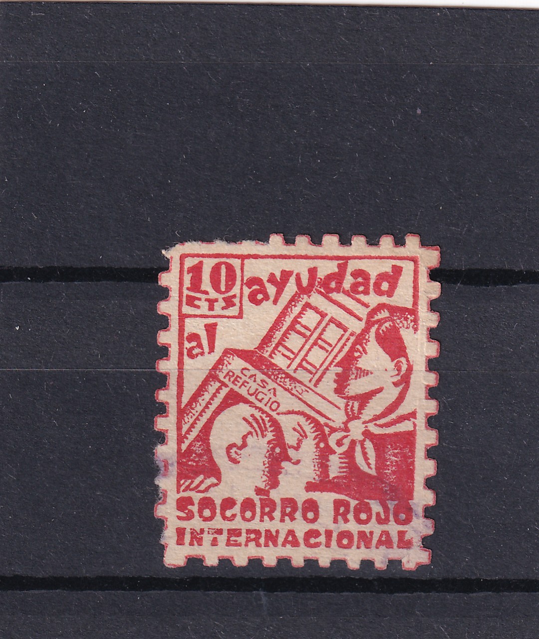 CRS1677 CRS1677 ESPAÑA GUERRA CIVIL S.R.I. (Socorro Rojo Internacional). Ayuda S.R.I.. Con charnela - Imagen 1